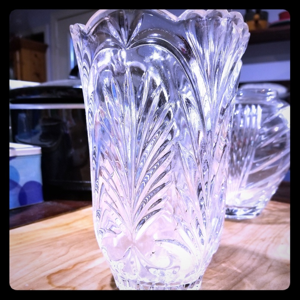 Crystal vase